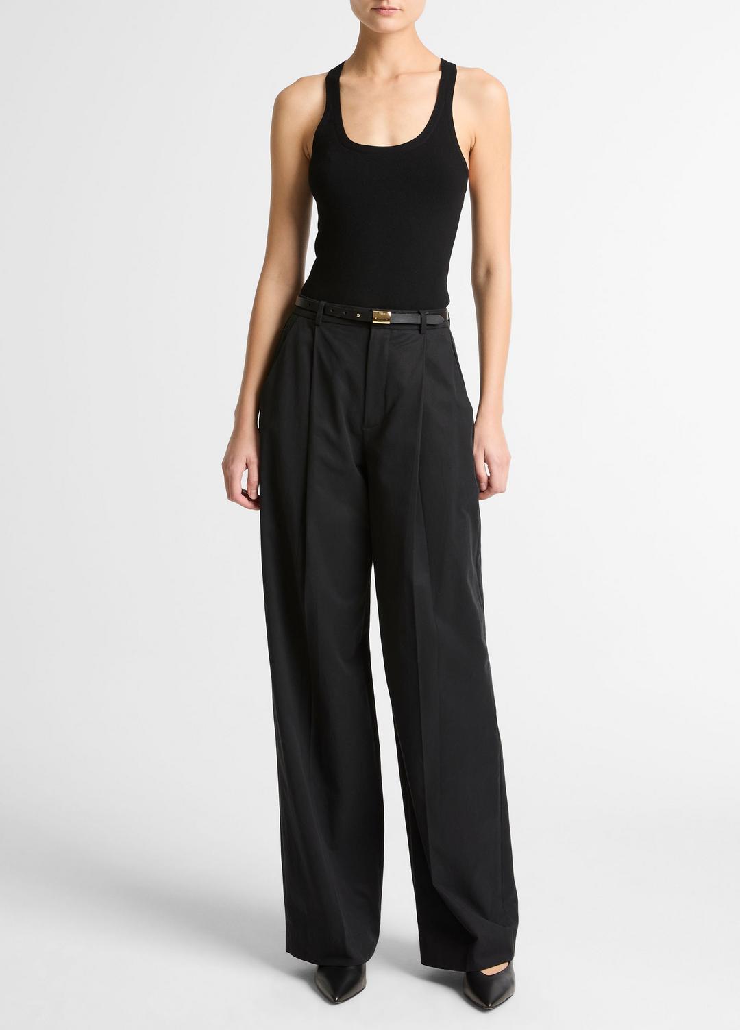 Milano-Stitch Scoop-Neck Sweater Tank in Tank Tops | VINCE Women