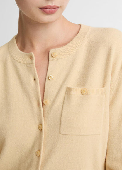 Wool & Cashmere-Blend Pocket Cardigan in Cardigans | VINCE Women