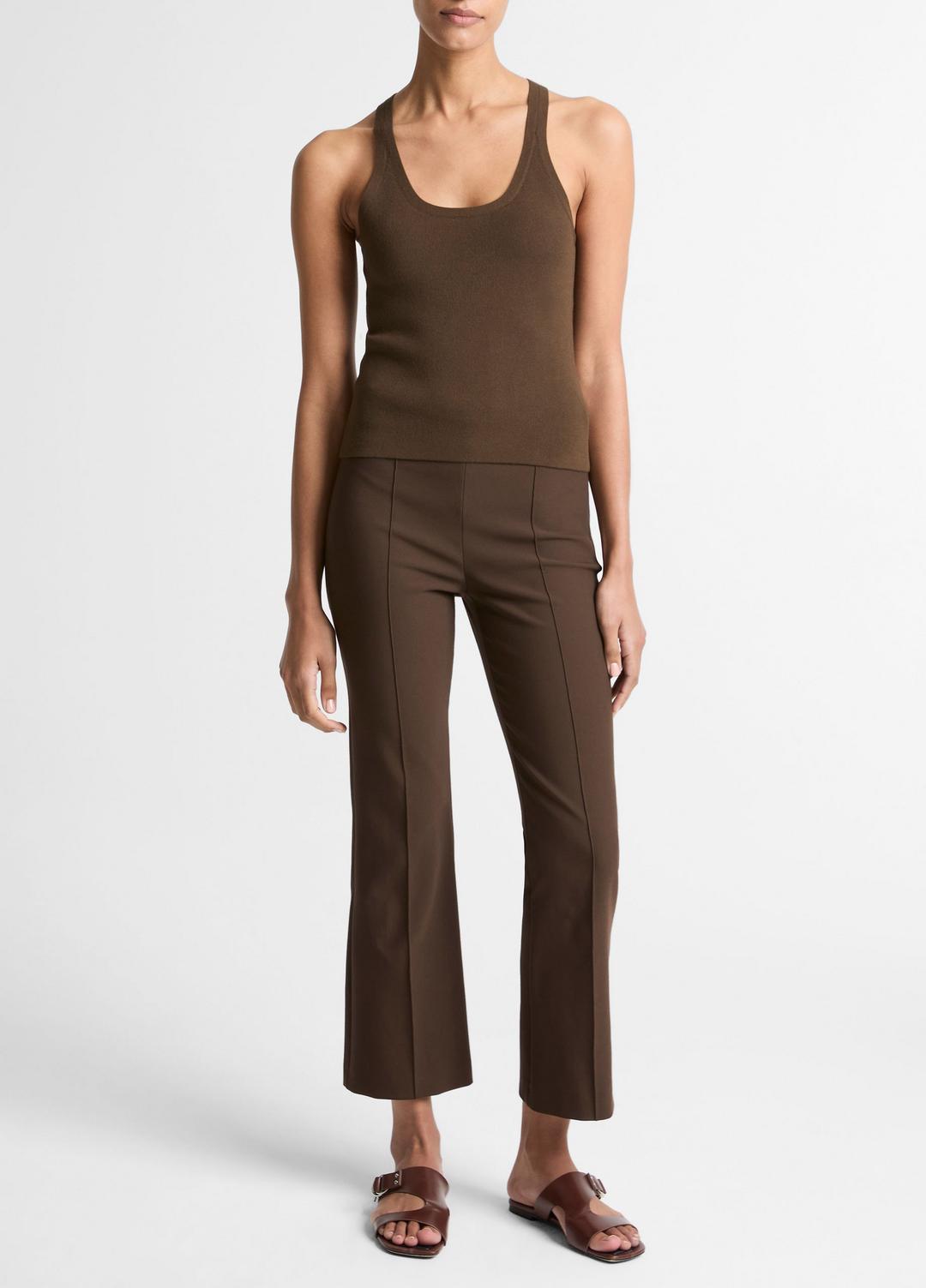 Milano-Stitch Scoop-Neck Sweater Tank in Tank Tops | VINCE Women