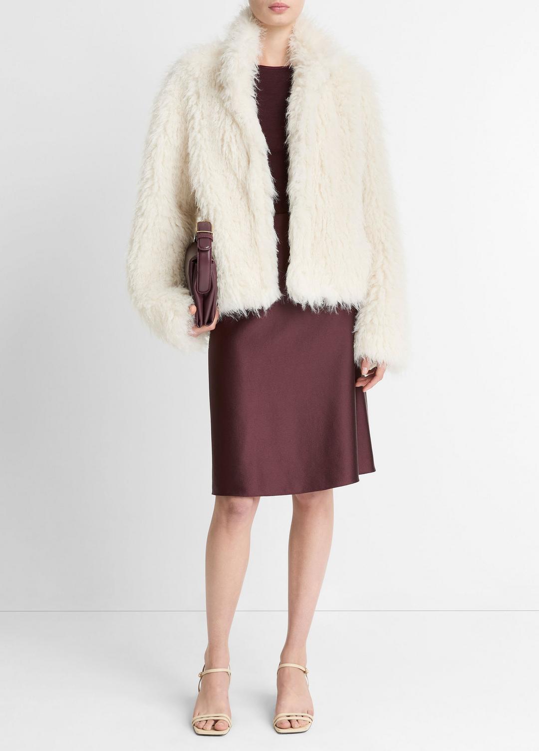 Shaggy Faux-Fur Jacket in Jackets | VINCE Women