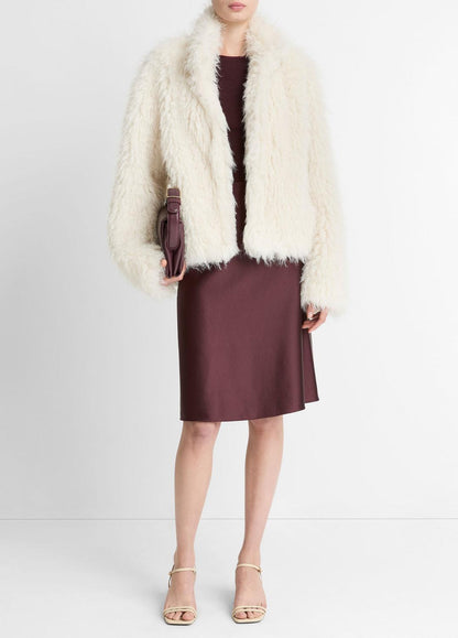 Shaggy Faux-Fur Jacket in Jackets | VINCE Women