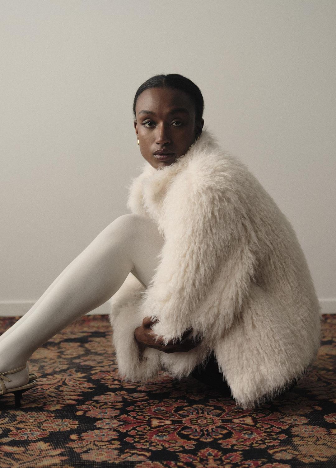 Shaggy Faux-Fur Jacket in Jackets | VINCE Women