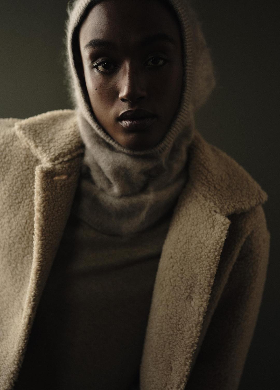 Collared Sherpa Jacket in Jackets | VINCE Women