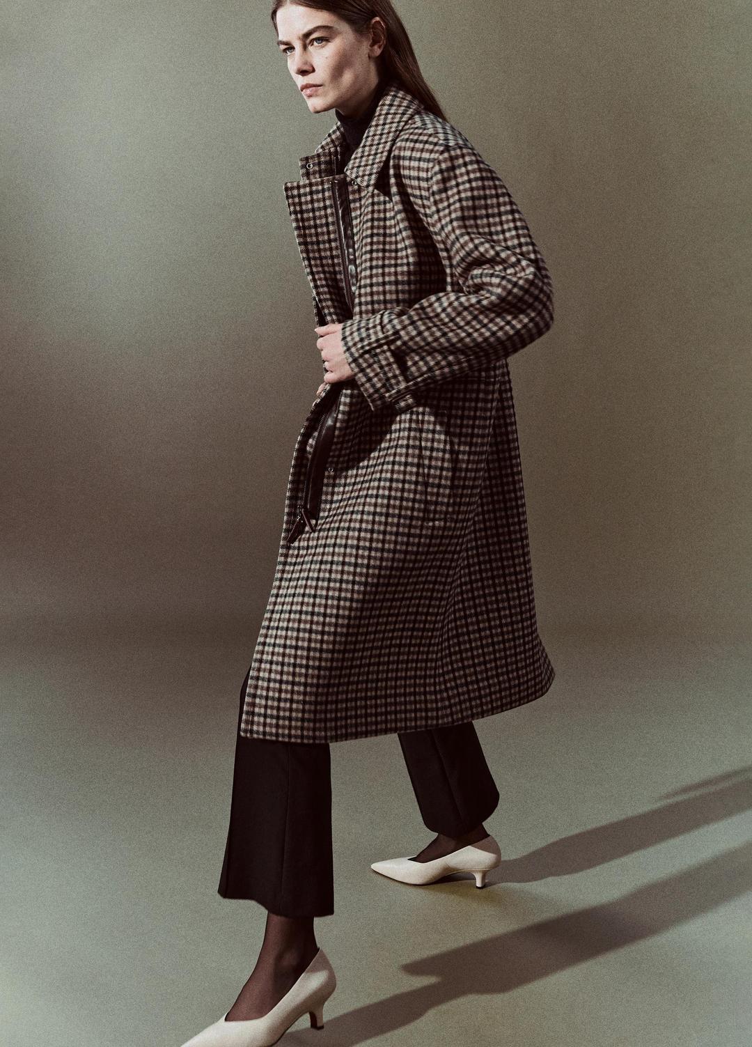 Plaid Car Coat in Coats | VINCE Women