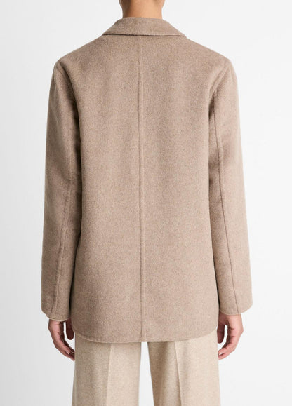 Double-Face Wool & Cashmere-Blend Blazer in Blazers | VINCE Women
