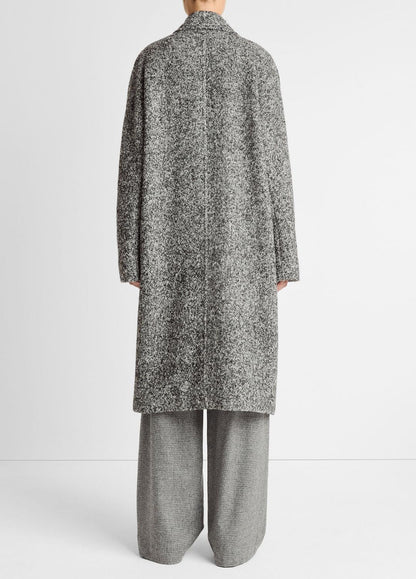 Italian Wool-Blend Overcoat in Coats | VINCE Women