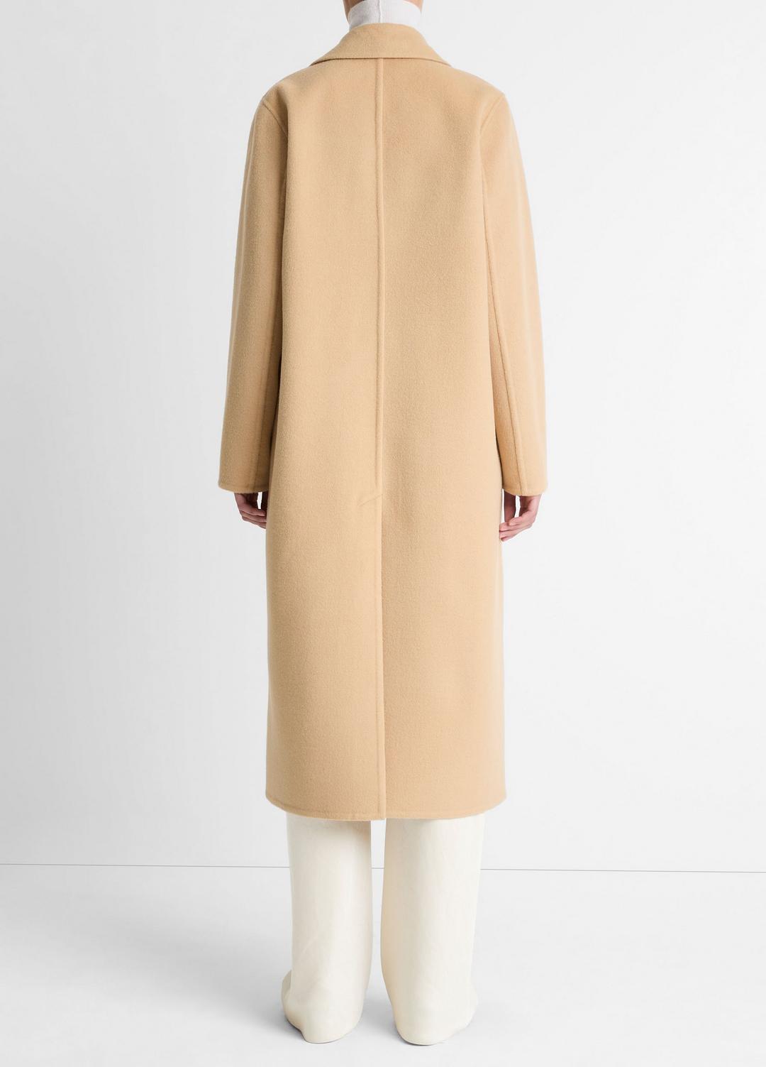 Wool-Blend Single-Breasted Coat in Coats | VINCE Women