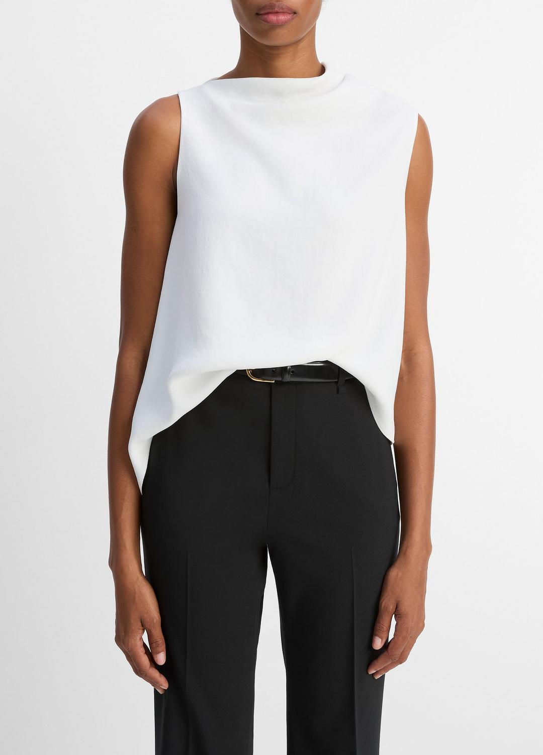 Asymmetrical Draped A-Line Top in Tank Tops | VINCE Women