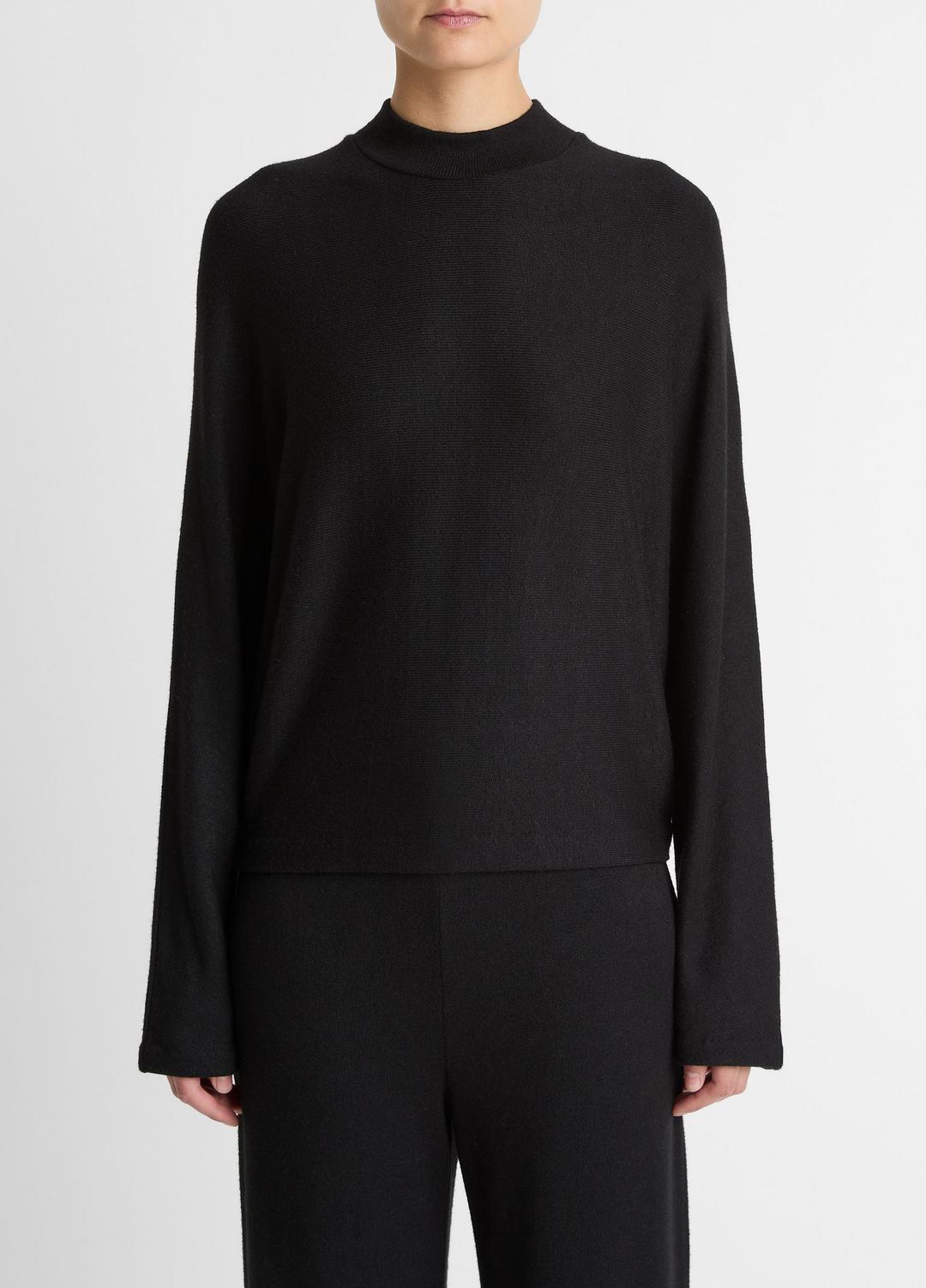 Cozy Dolman-Sleeve Mock-Neck Top in Long Sleeve | VINCE Women