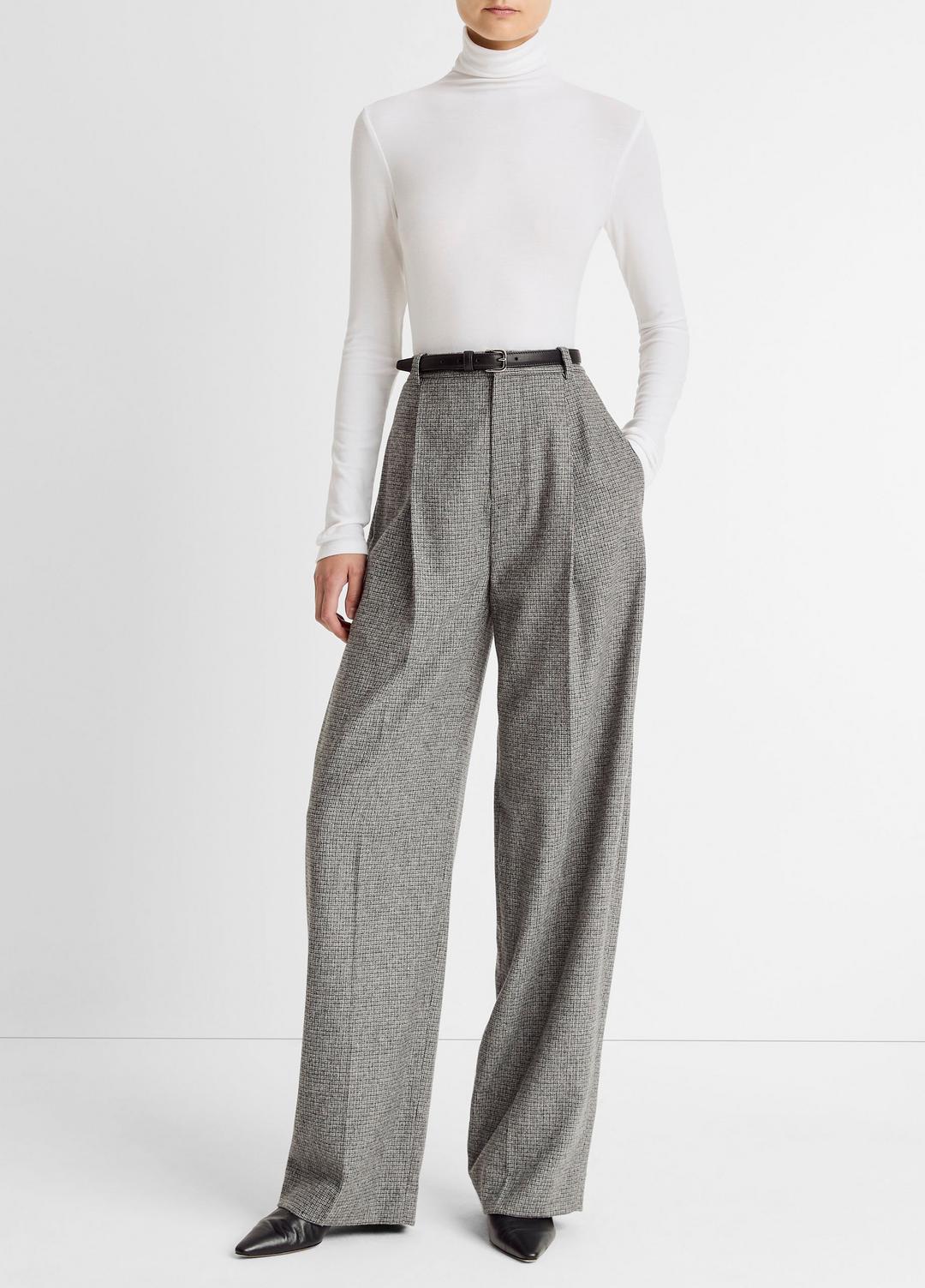 Essential Long-Sleeve Turtleneck Top in Long Sleeve | VINCE Women