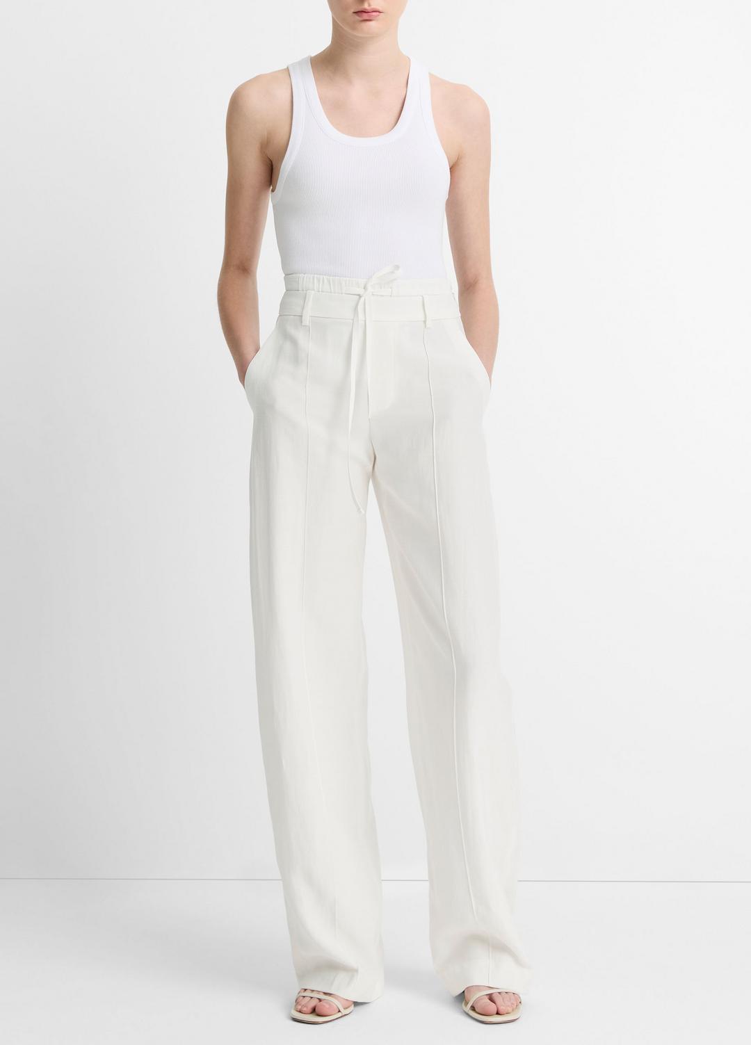 Ribbed Scoop-Neck Tank in Tank Tops | VINCE Women