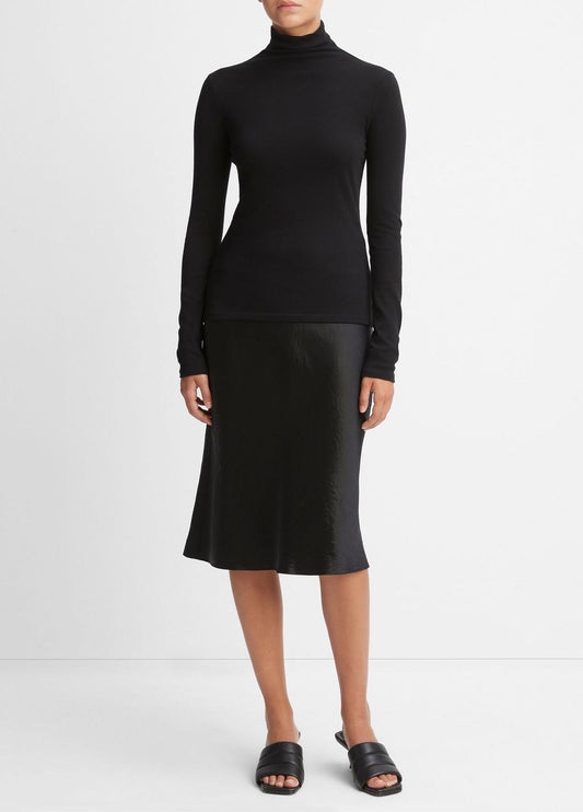 Essential Long Sleeve Turtleneck in Long Sleeve | VINCE Women