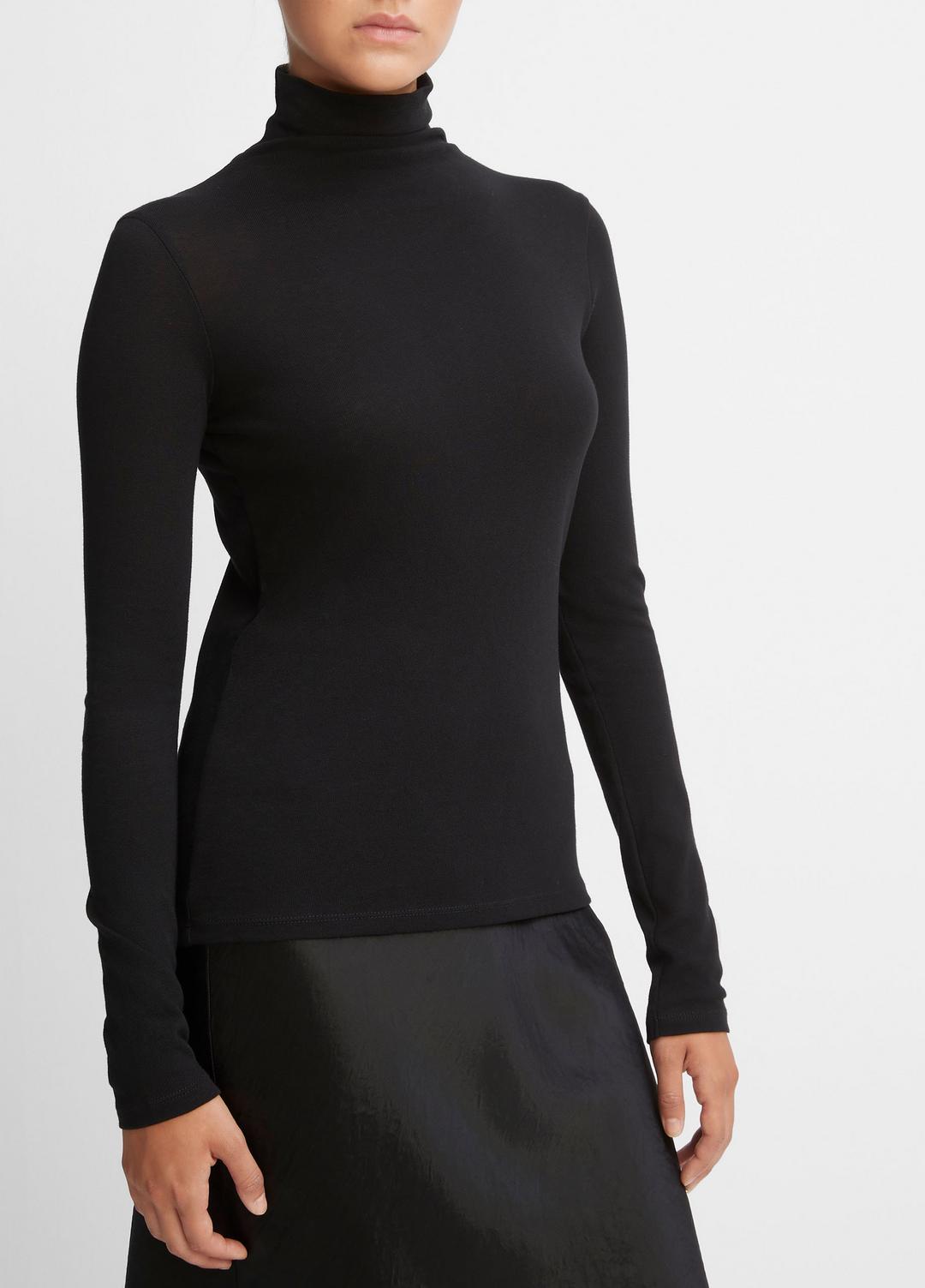 Essential Long Sleeve Turtleneck in Long Sleeve | VINCE Women