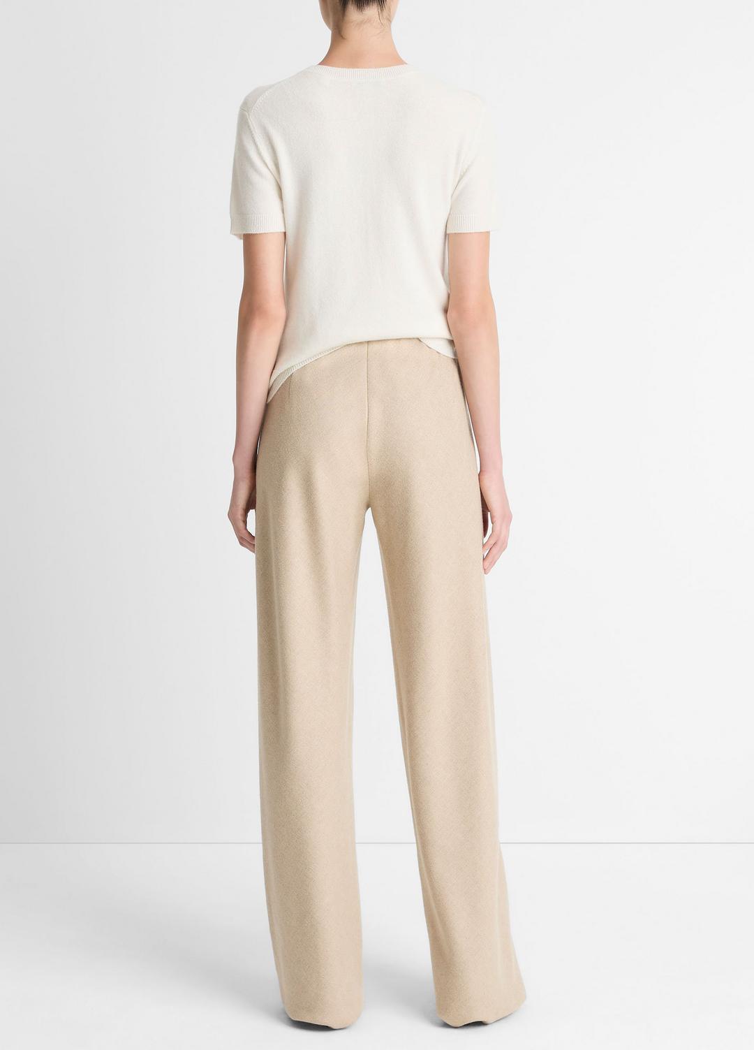 Italian Wool-Blend High-Waist Bias Pant in Trousers | VINCE Women