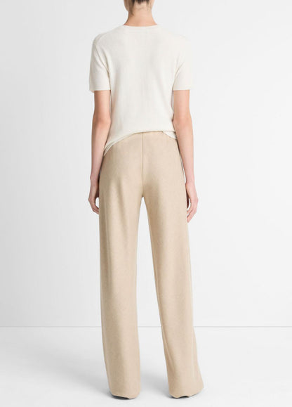 Italian Wool-Blend High-Waist Bias Pant in Trousers | VINCE Women