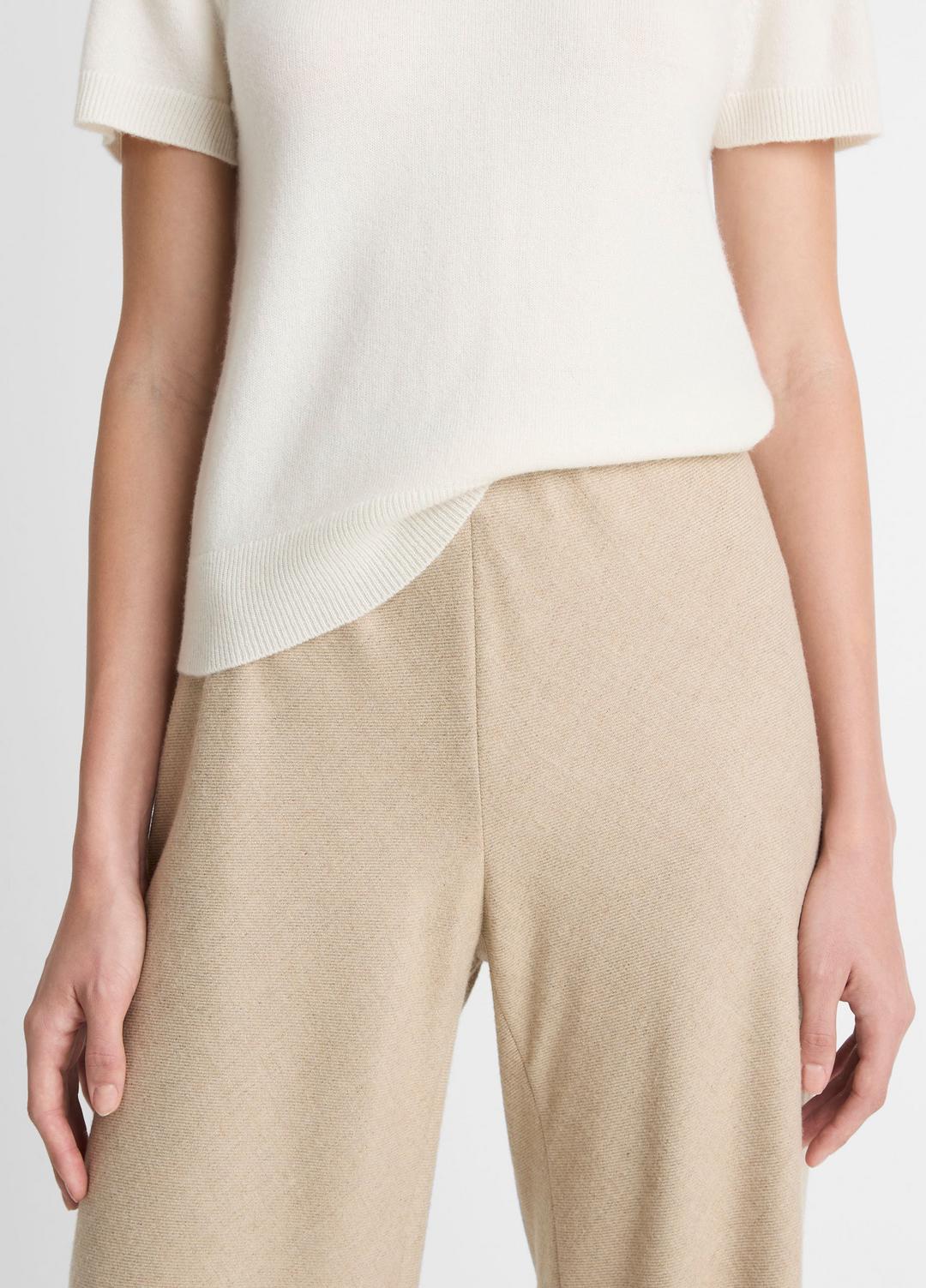 Italian Wool-Blend High-Waist Bias Pant in Trousers | VINCE Women
