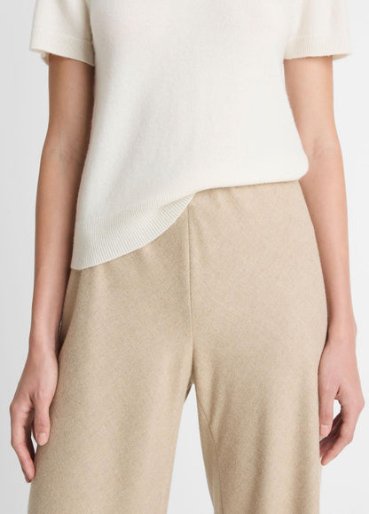 Italian Wool-Blend High-Waist Bias Pant in Trousers | VINCE Women