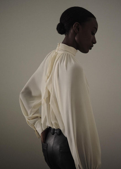 Leather Straight-Leg Trouser in Trousers | VINCE Women