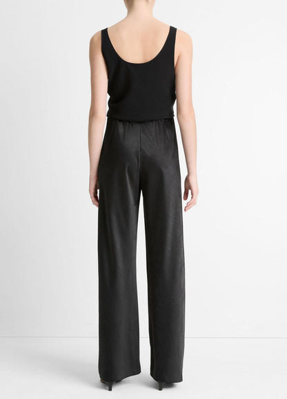 Colette High-Rise Fluid Satin Bias Pant in Trousers | VINCE Women