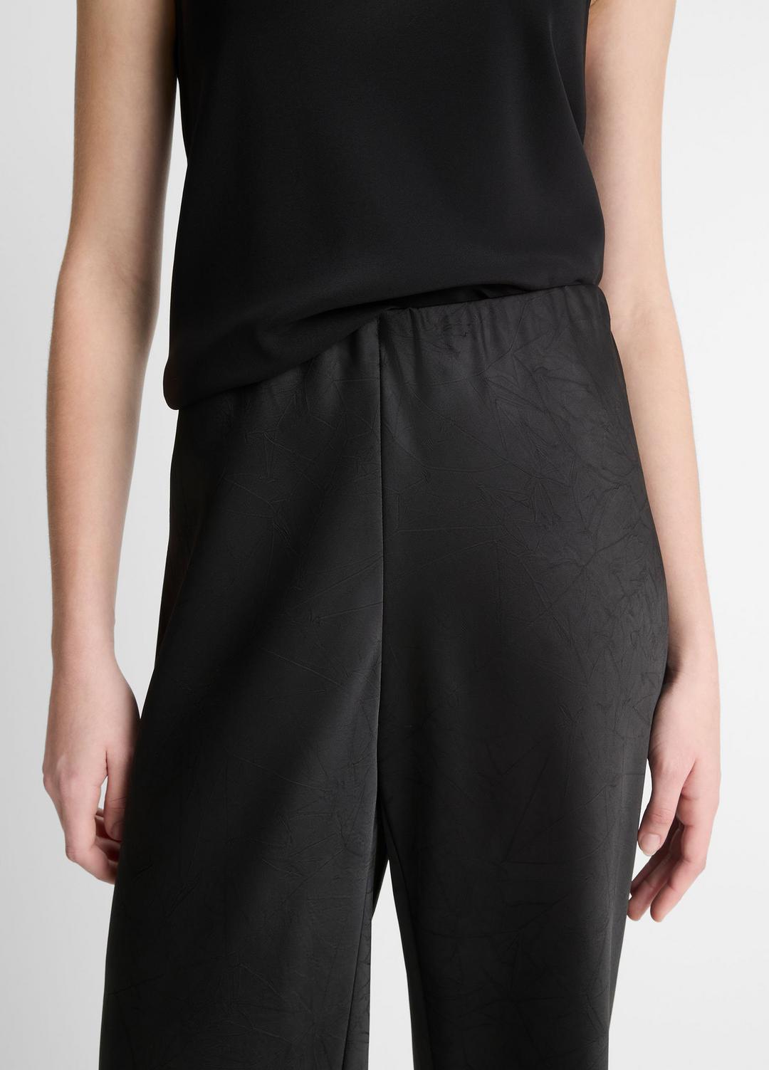 Colette High-Rise Fluid Satin Bias Pant in Trousers | VINCE Women