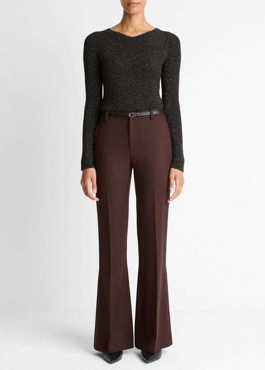 Sculptural Flare Trouser in Trousers | VINCE Women