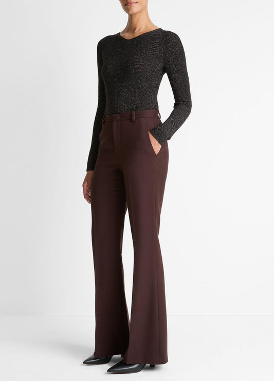 Sculptural Flare Trouser in Trousers | VINCE Women