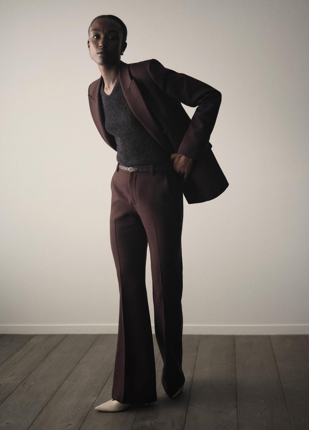 Sculptural Flare Trouser in Trousers | VINCE Women