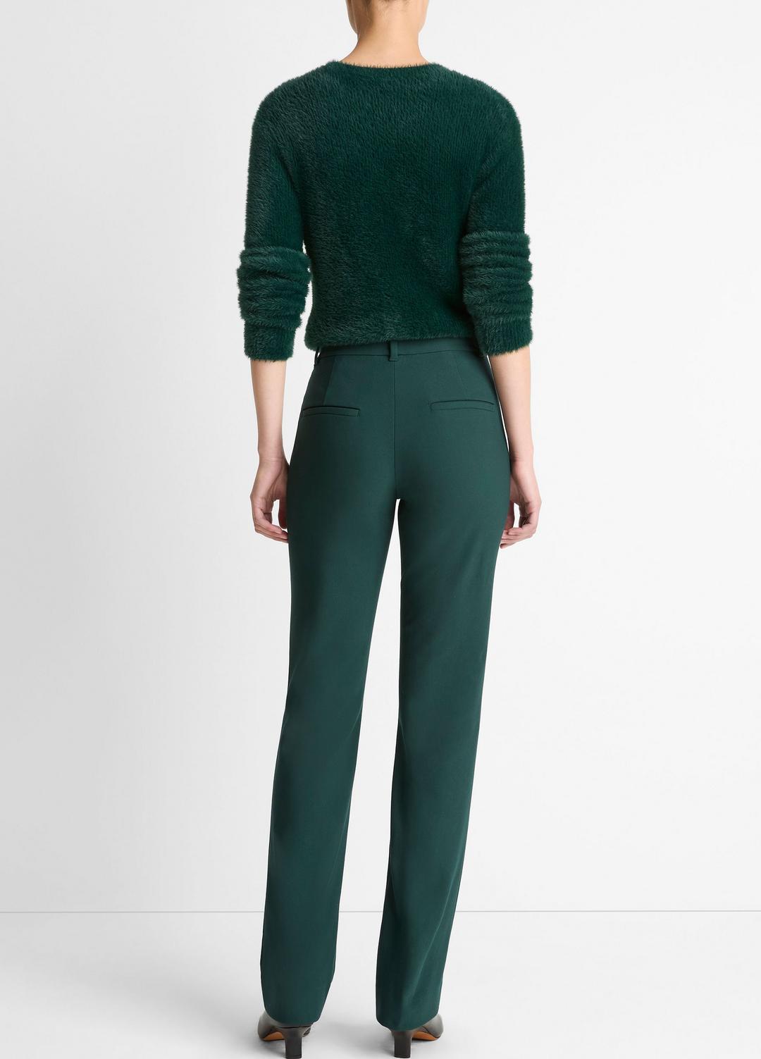 Cotton-Blend Slim Cigarette Pant in Trousers | VINCE Women