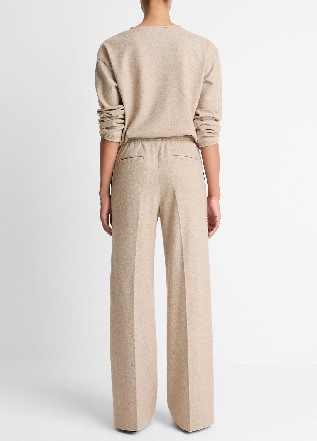 Wool-Blend Tailored Wide-Leg Pant in Wide Leg | VINCE Women