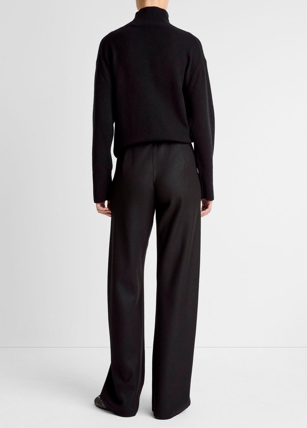 Italian Wool-Blend High-Waist Bias Pant in Trousers | VINCE Women