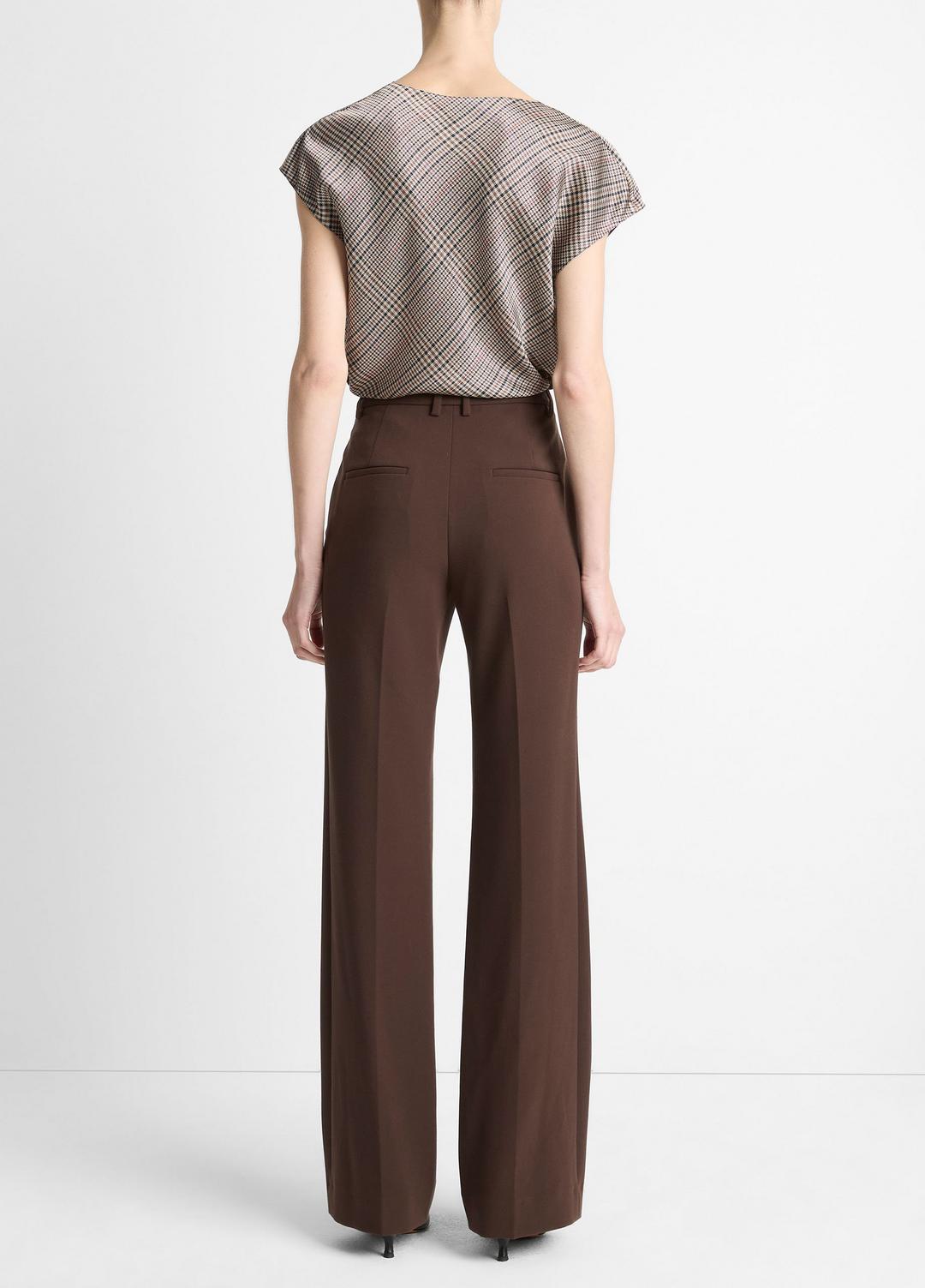 Mid-Rise Tailored Flare Pant in Trousers | VINCE Women