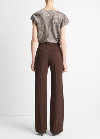 Mid-Rise Tailored Flare Pant in Trousers | VINCE Women