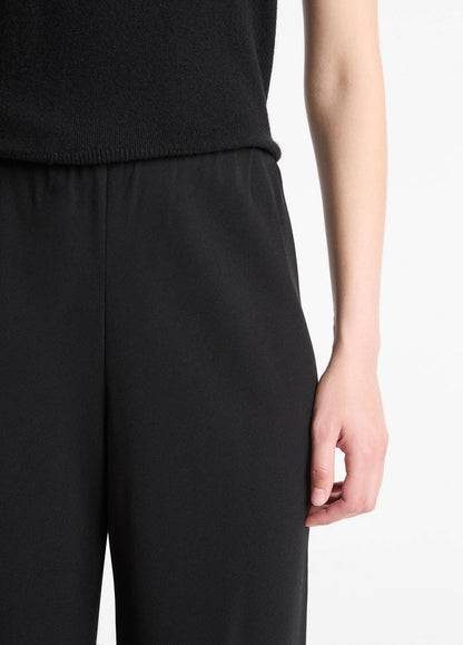 Colette High-Rise Crepe Bias Pant in Trousers | VINCE Women