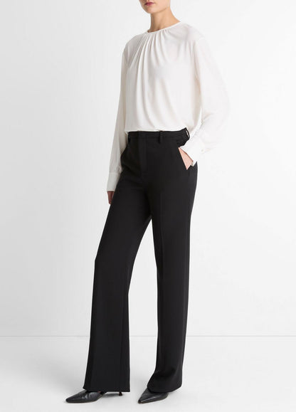 Mid-Rise Tailored Flare Pant in Trousers | VINCE Women