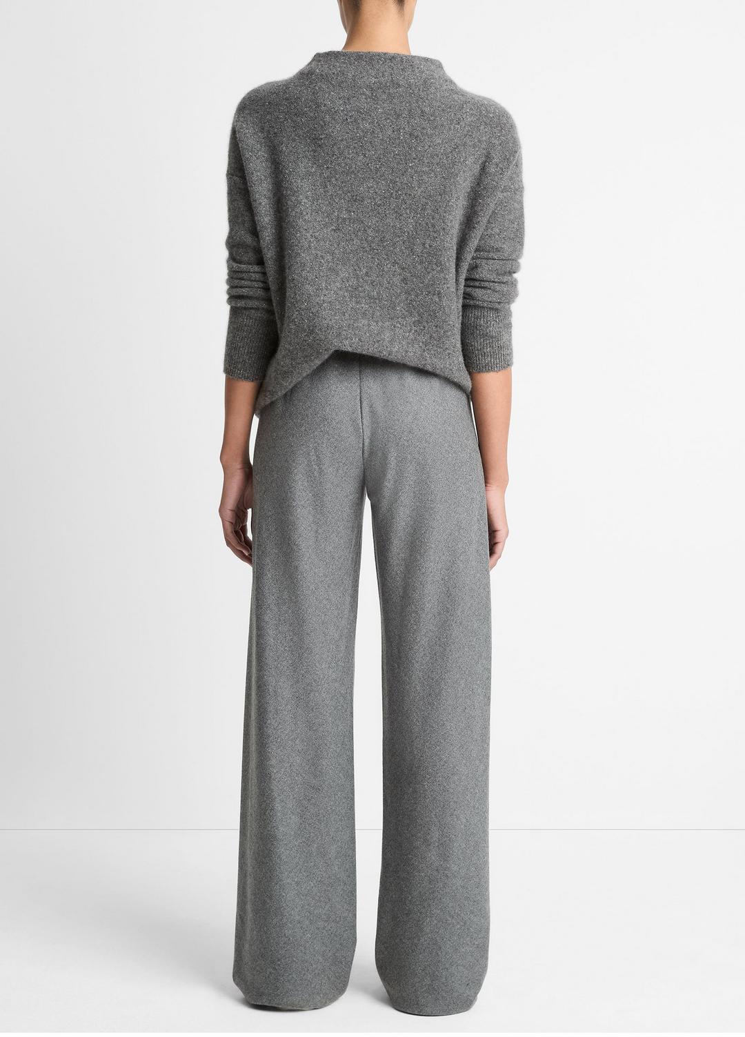 Italian Wool-Blend High-Waist Bias Pant in Trousers | VINCE Women