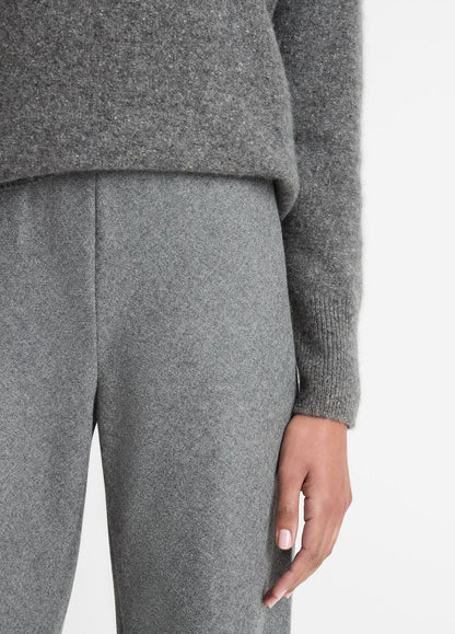 Italian Wool-Blend High-Waist Bias Pant in Trousers | VINCE Women