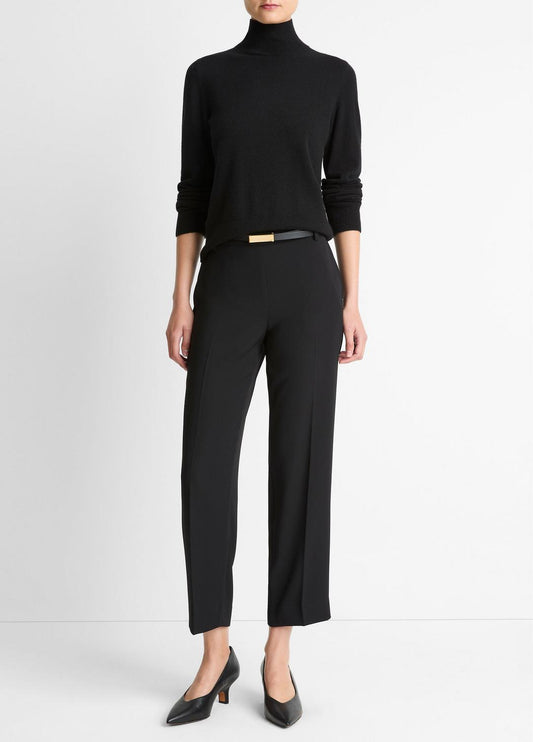 Crepe Tapered Pull-On Pant in Trousers | VINCE Women