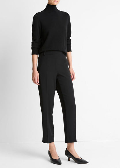Crepe Tapered Pull-On Pant in Trousers | VINCE Women