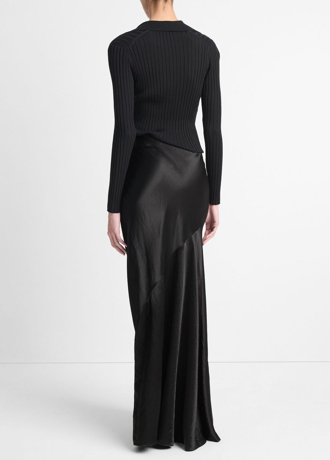 Satin Maxi Skirt in Skirts | VINCE Women