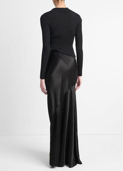 Satin Maxi Skirt in Skirts | VINCE Women
