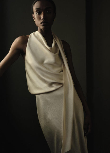 Satin Bias Column Skirt in Skirts | VINCE Women