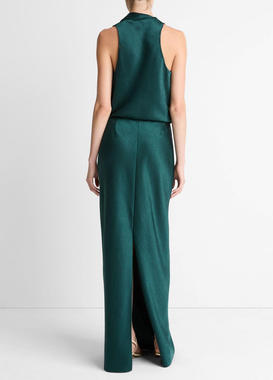 Satin Bias Column Skirt in Skirts | VINCE Women