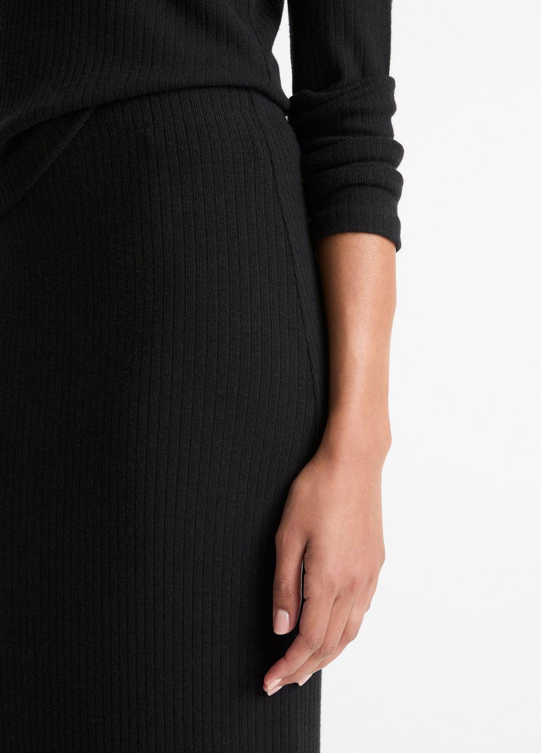 Cozy Rib Midi Skirt in Skirts | VINCE Women