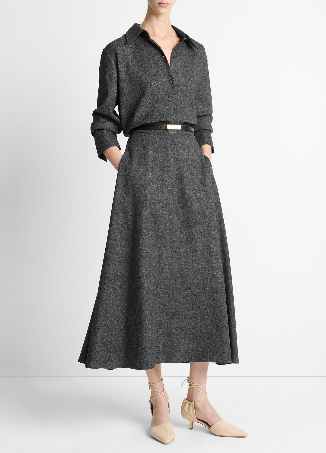 Italian Jaspe Full Skirt in Skirts | VINCE Women