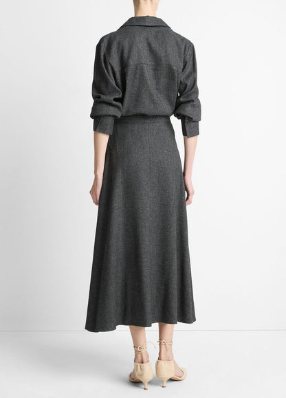 Italian Jaspe Full Skirt in Skirts | VINCE Women