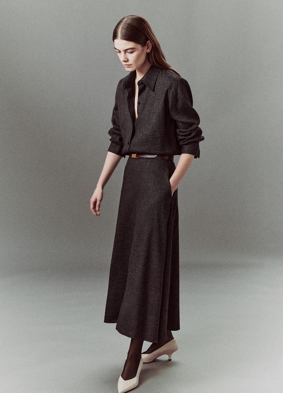 Italian Jaspe Full Skirt in Skirts | VINCE Women