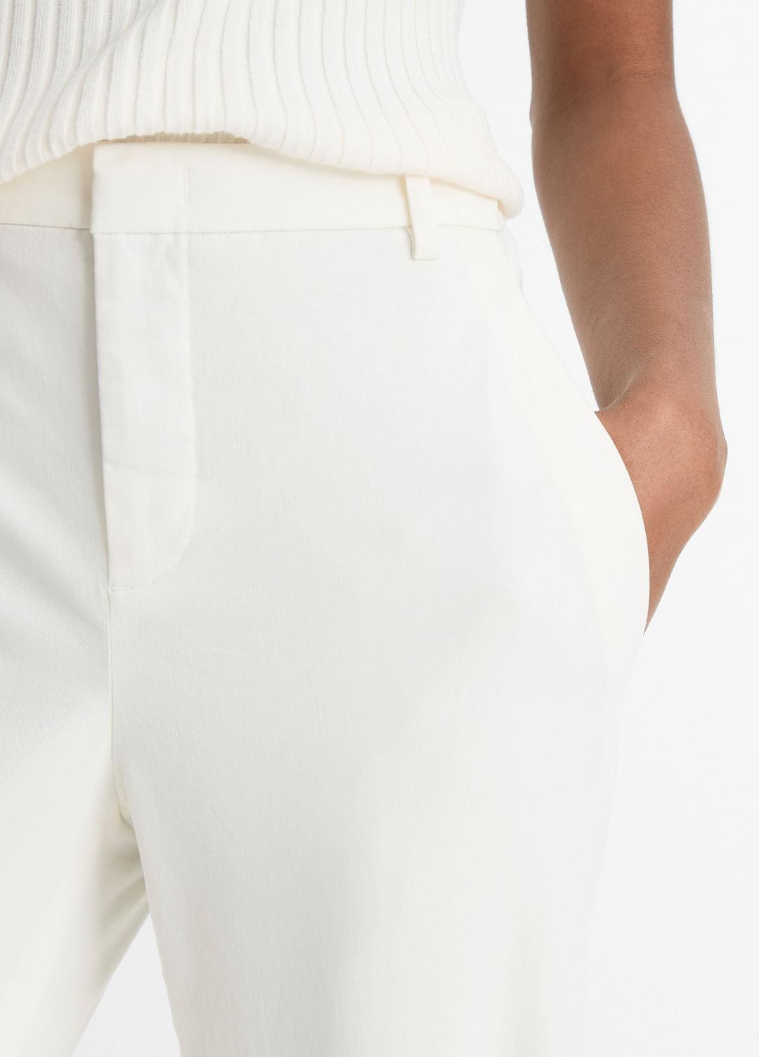 Italian Stretch-Cotton Chino Short in Shorts | VINCE Women