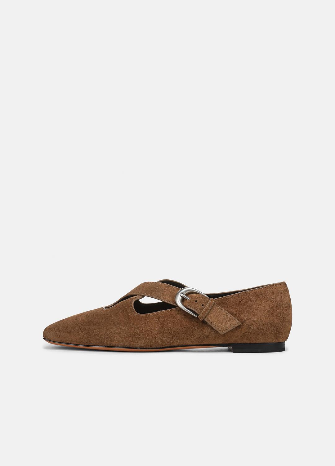 Cici Suede Flat in Loafers & Flats | VINCE Women