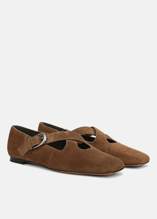 Cici Suede Flat in Loafers & Flats | VINCE Women
