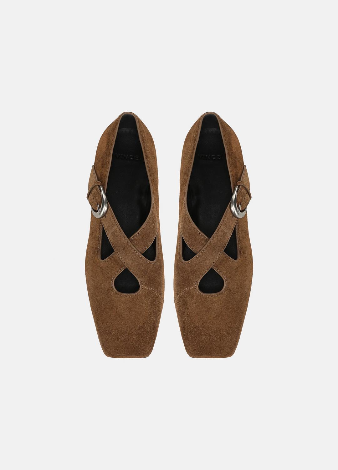 Cici Suede Flat in Loafers & Flats | VINCE Women